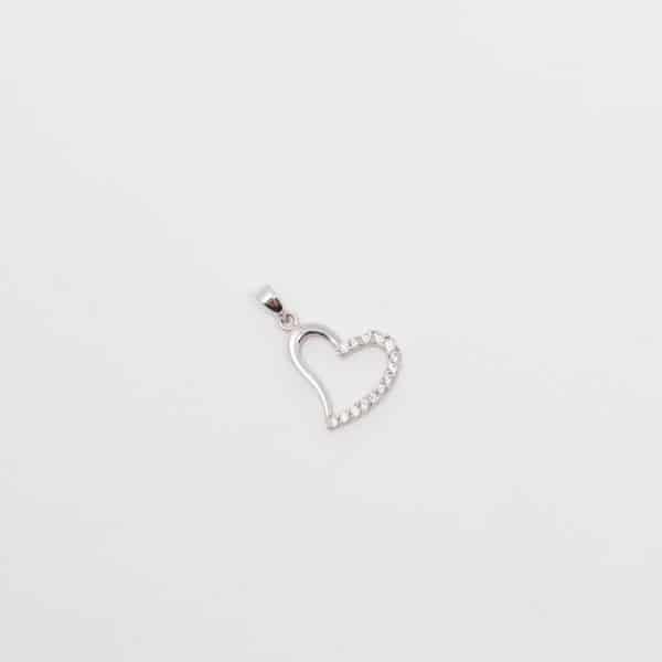 White Gold Heart