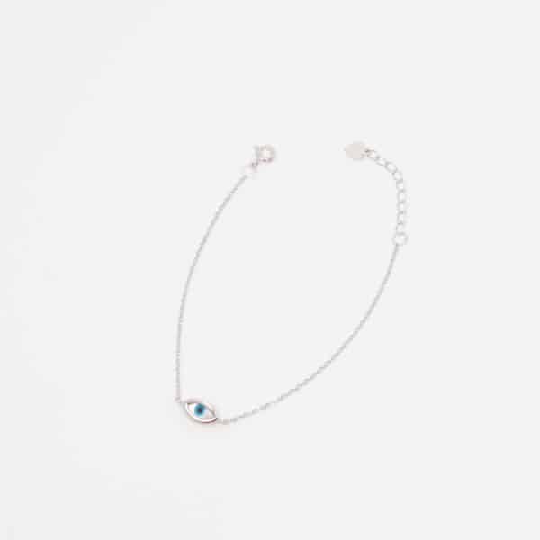 Silver Eye of Horus Bracelet - Image 2